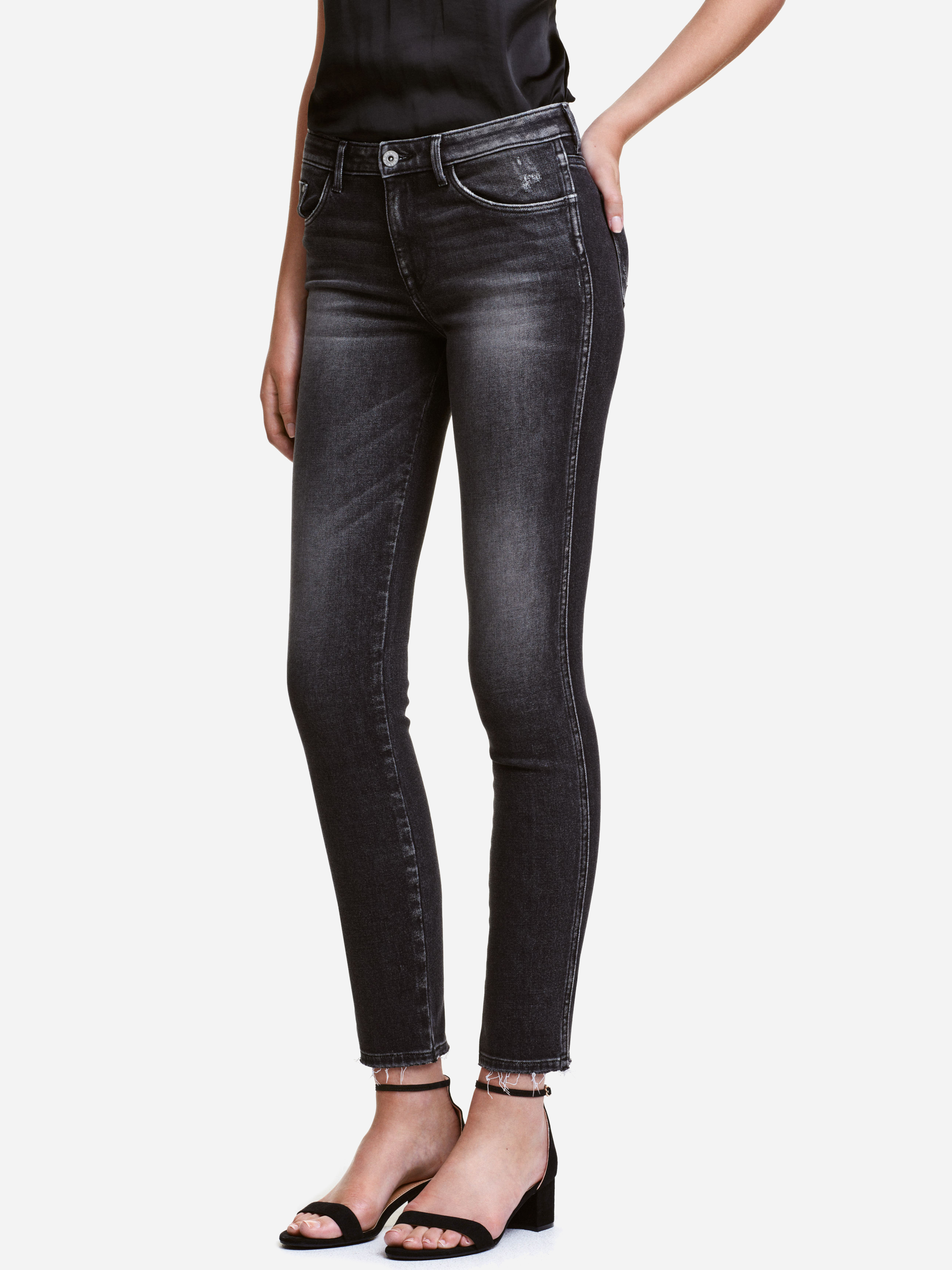 

Джинсы H&M 4410504-ACXW 26 Темно-серые