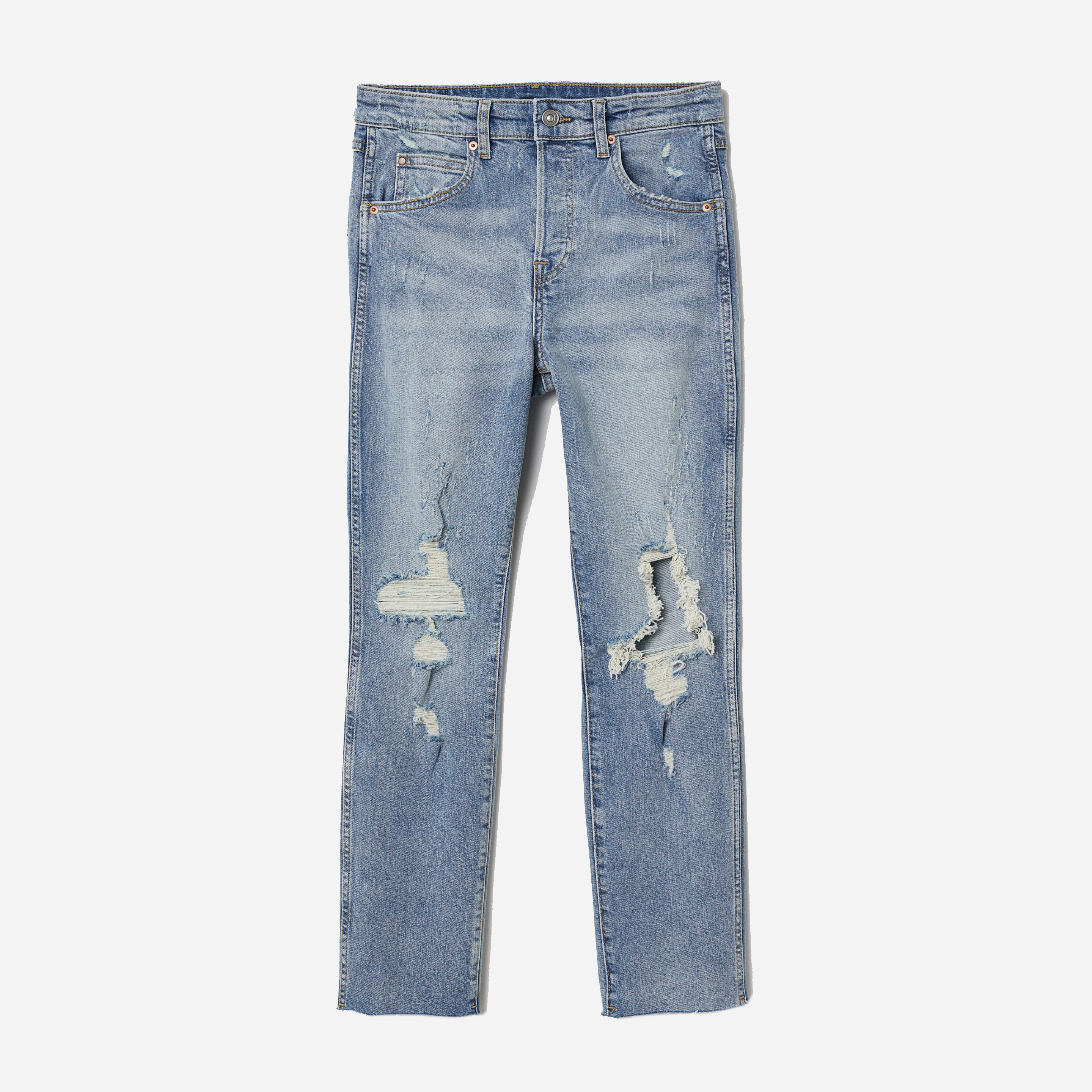 

Джинсы H&M 4845386-ACWX 40 Светло-синие
