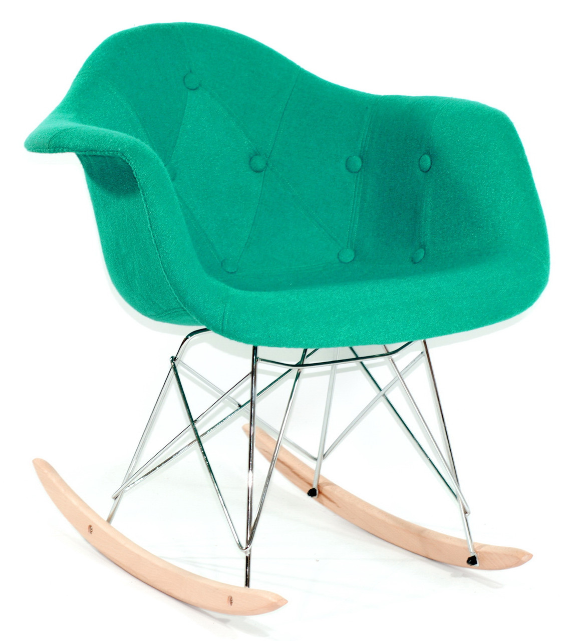 

Крісло-качалка Onder Mebli LEON SOFT RACK шерсть , бірюзовий W-18