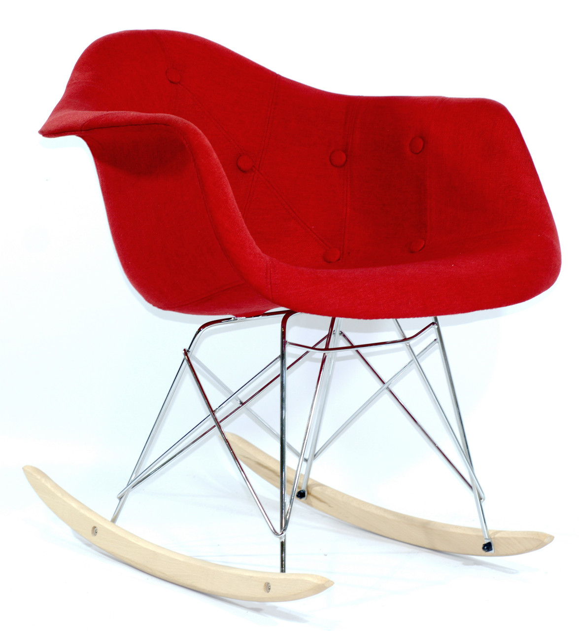 

Крісло-качалка Onder Mebli LEON SOFT RACK віскоза , червоний К-9