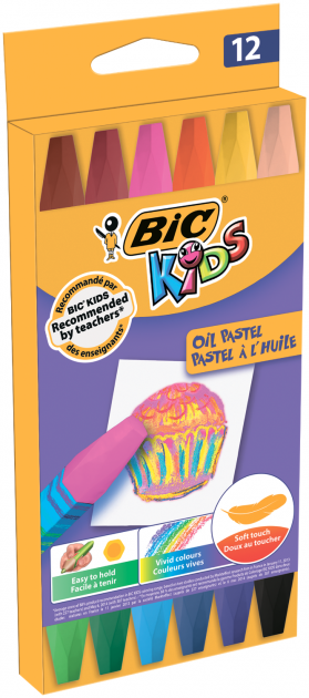

Крейда Bic Oil Pastel Kids воскова 12 шт