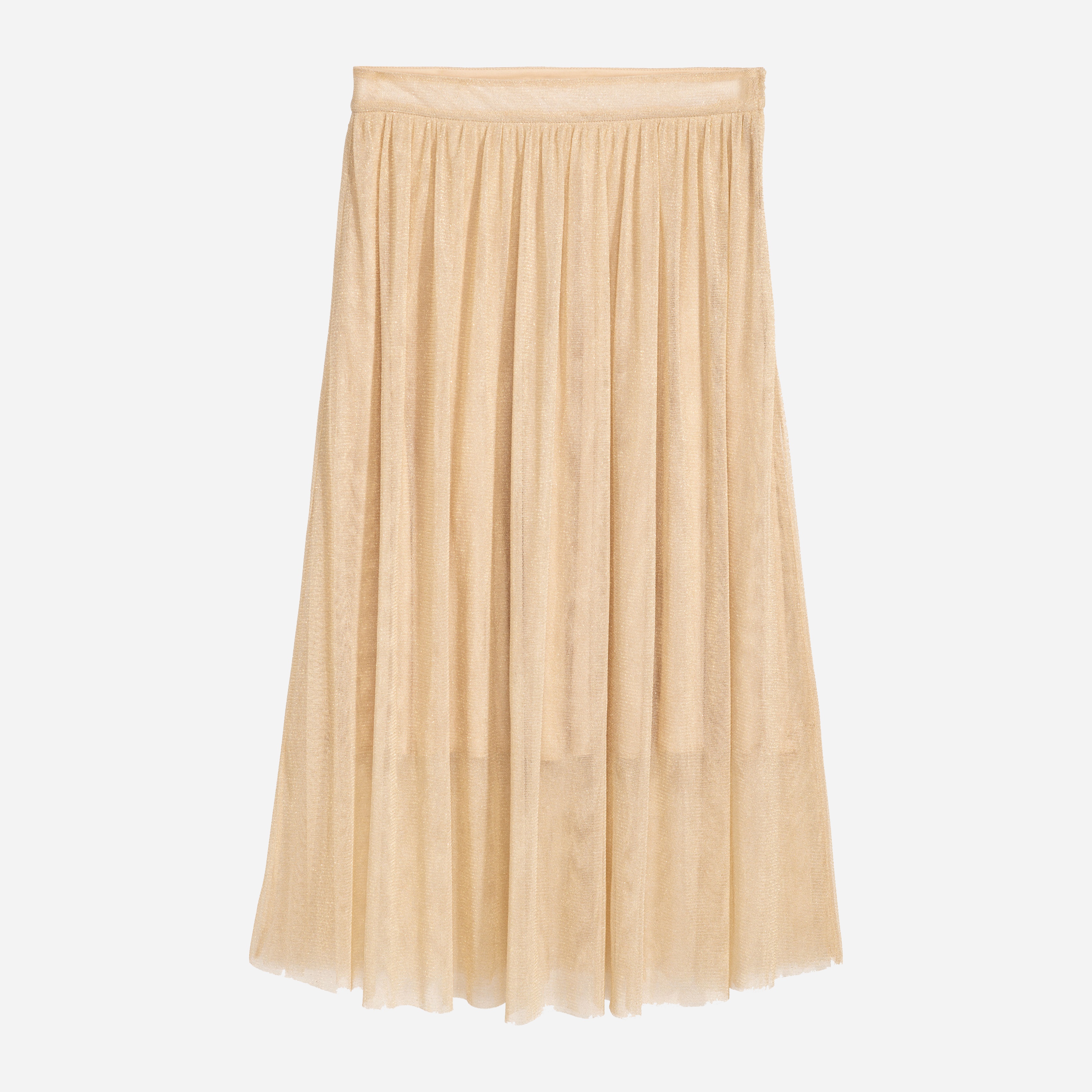 

Юбка H&M 5972756-ABNU 34 Бежевая с золотистым