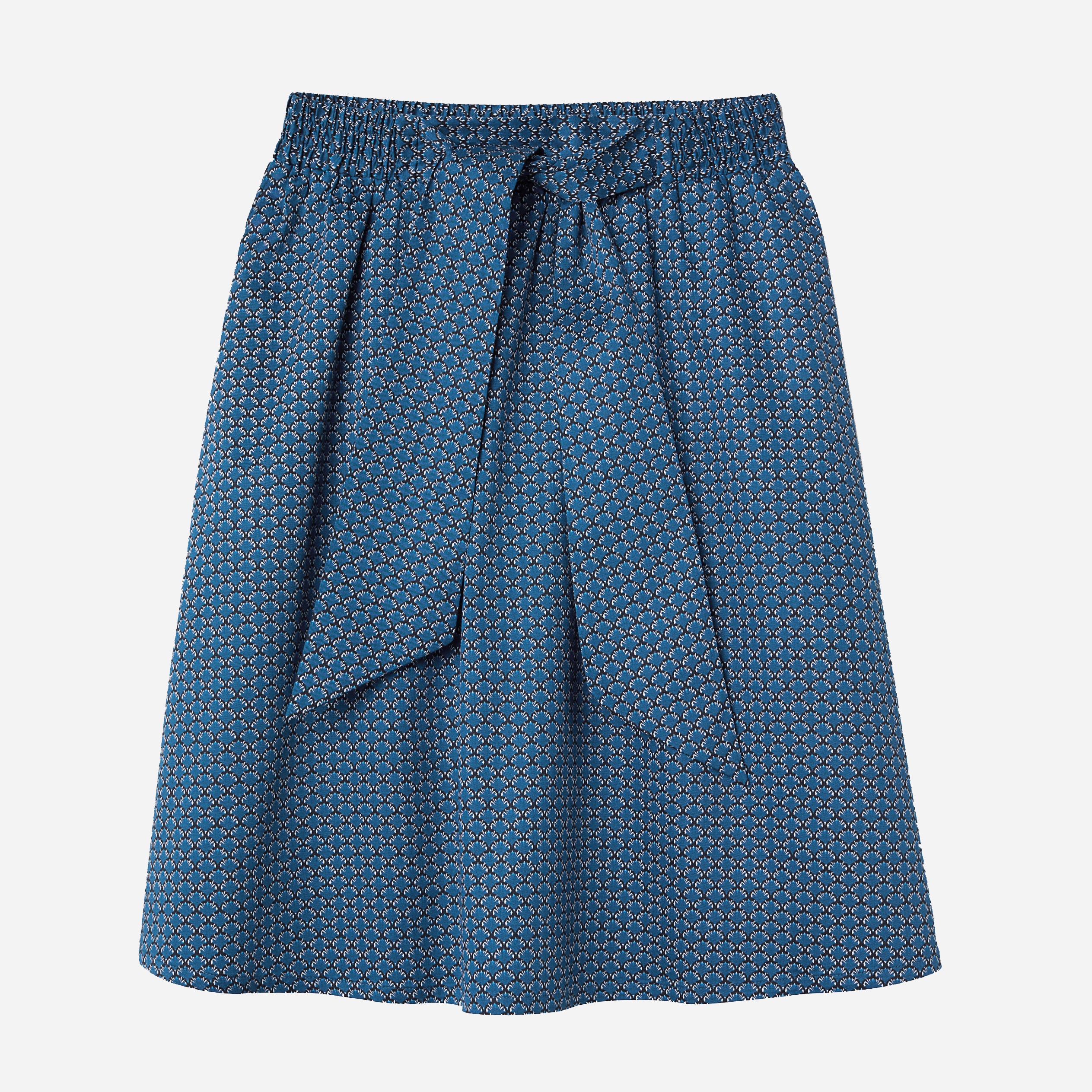 

Юбка H&M 6196857-AAVP 34 Черная с синим