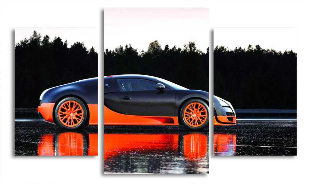 

Модульная картина LaPrint Bugatti 200x117 см