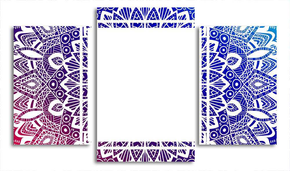 

Модульная картина LaPrint Узор 200x117 см