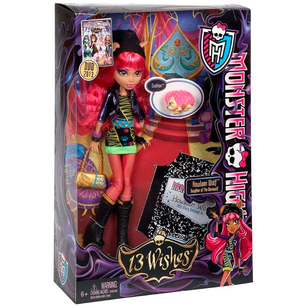 Кукла Монстер Хай Хоулин Вульф 13 Желаний Monster High Howleen Wolf 13  Wishes – фото, отзывы, характеристики в интернет-магазине ROZETKA от  продавца: Eraopt | Купить в Украине: Киеве, Харькове, Днепре, Одессе,  Запорожье, Львове