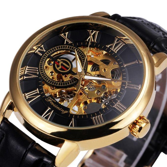 

Часы наручные Forsining 8099 Black-Gold-Black 1059-0001