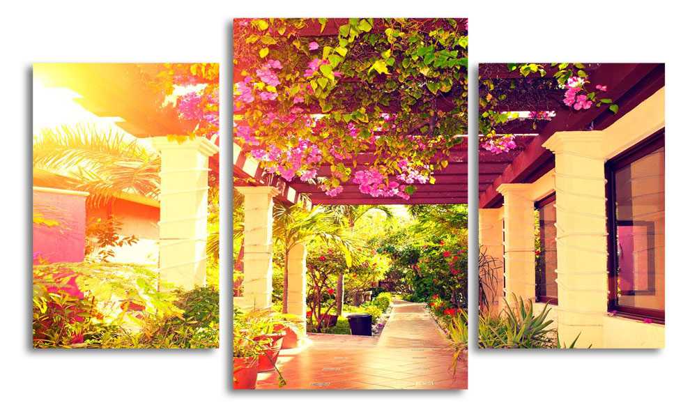 

Модульная картина LaPrint Солнечная терраса 200x117 см