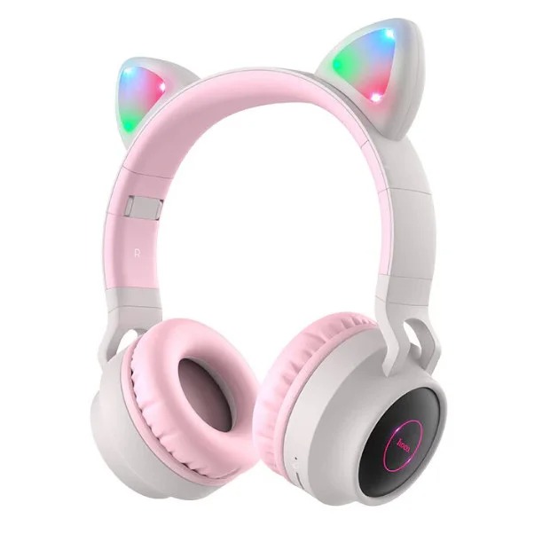 

Наушники беспроводные HOCO Cheerful Cat ear W27 Bluetooth