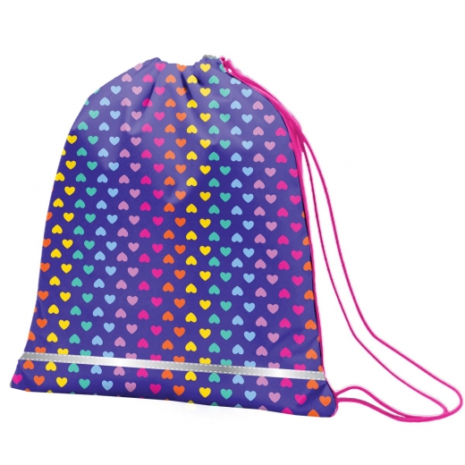 

Сумка для взуття SMART SB-01 Rainbow hearts, фіолетовий (556990)