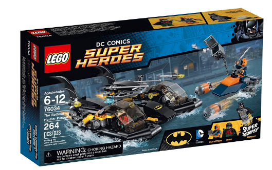 

LEGO Super Heroes 76034 The Batboat Harbor Pursuit Погоня в бухте на Бэткатере