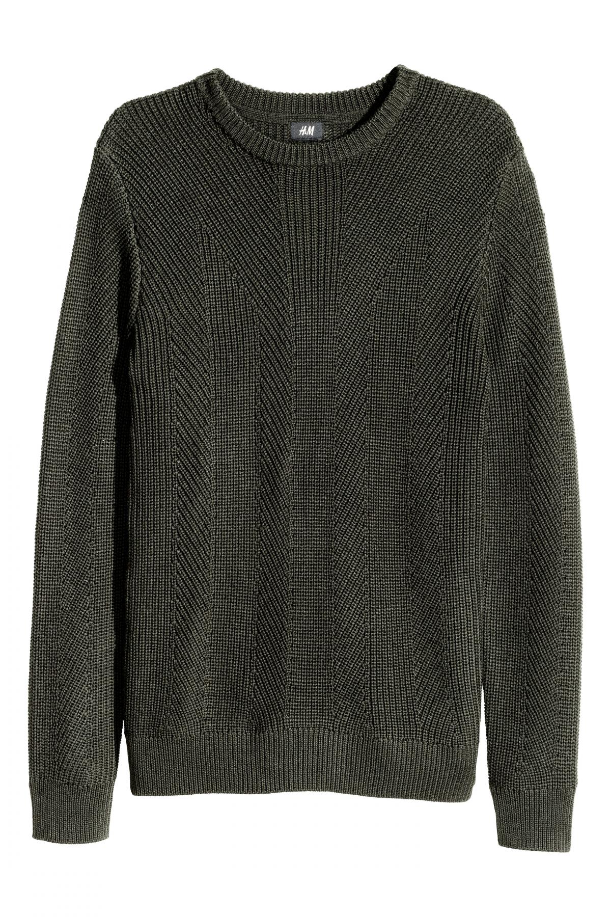 

Джемпер H&  Хаки, Джемпер H&M m Хаки