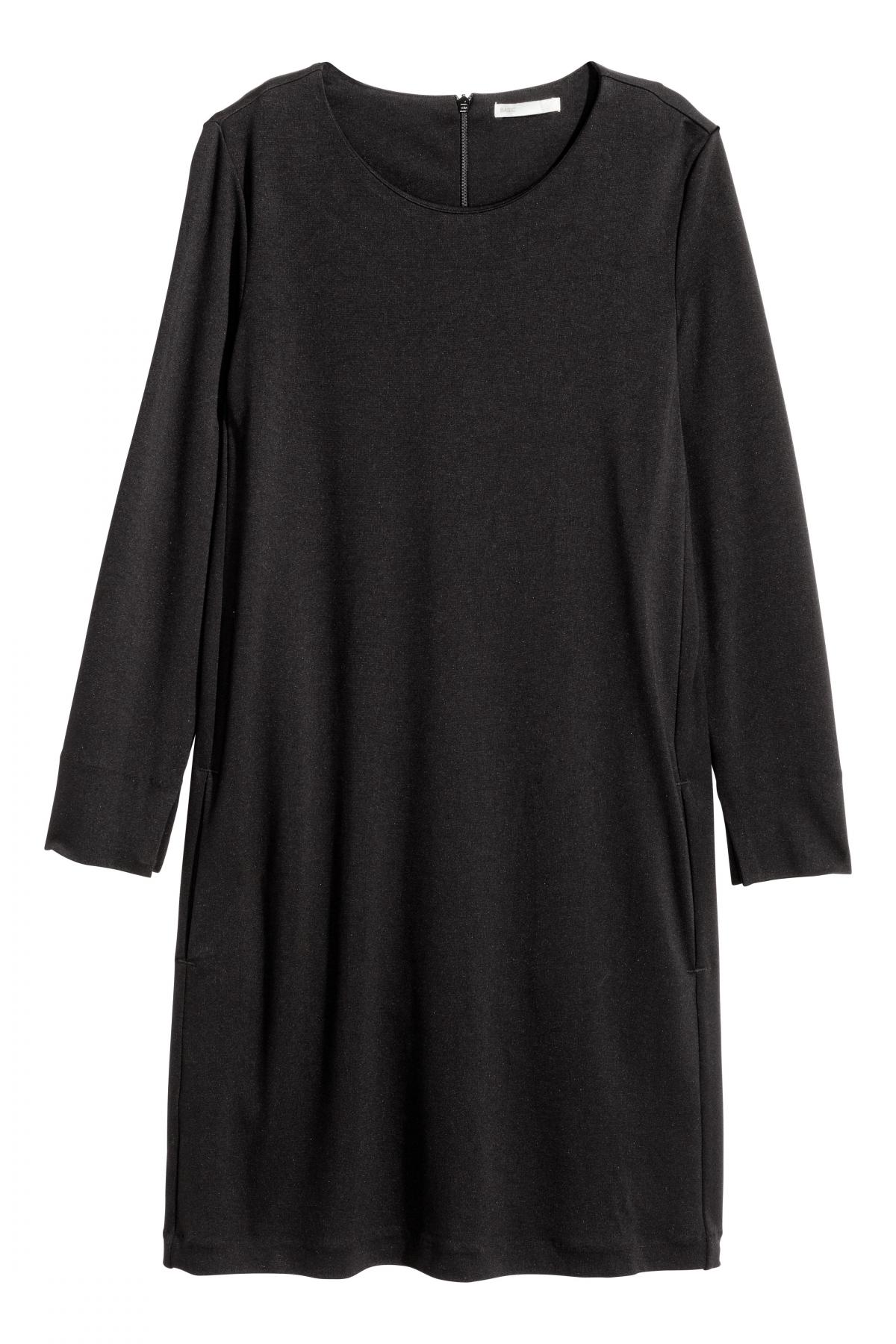 

Трикотажное платье H&M  Черное, Трикотажное платье H&M xs Черное