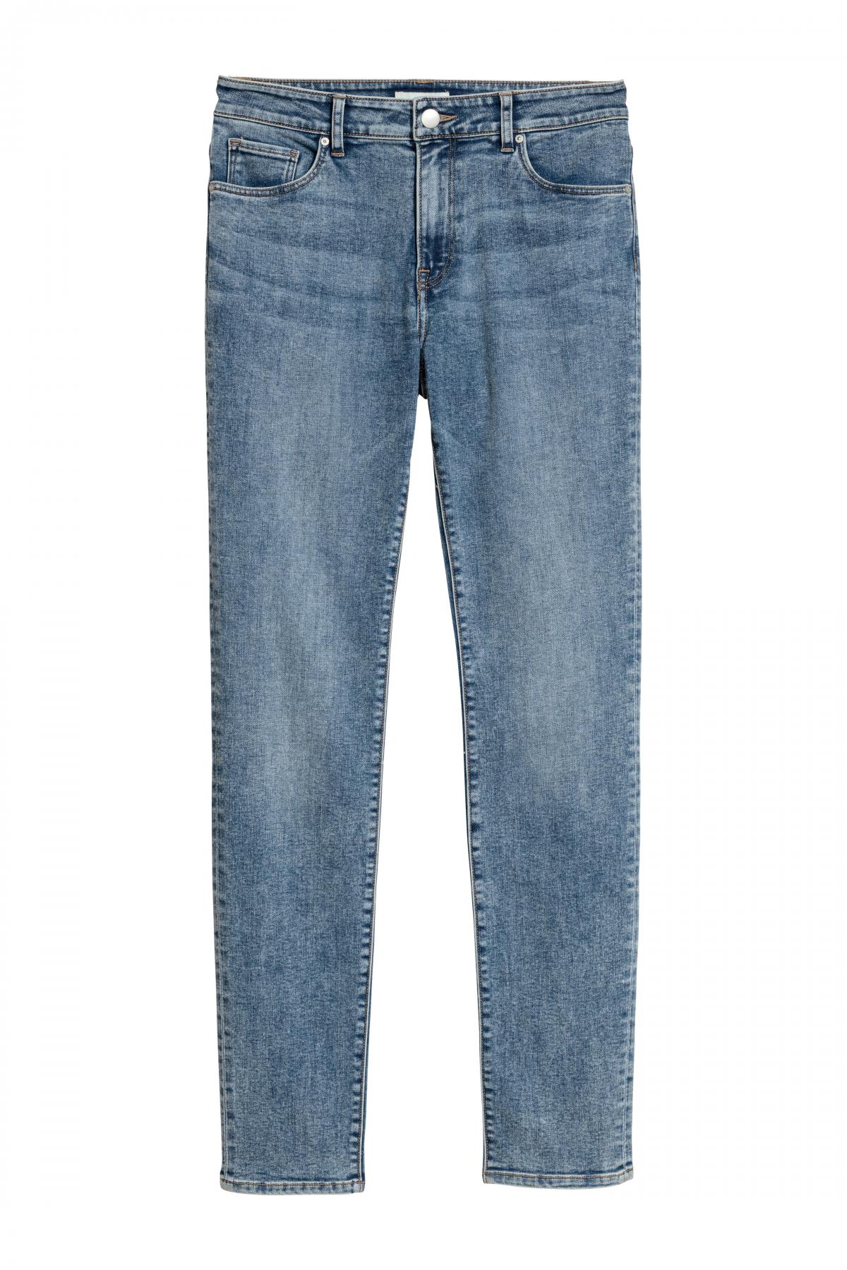 

Джинсы Skinny Fit H&M  Голубые, Джинсы Skinny Fit H&M 38 Голубые
