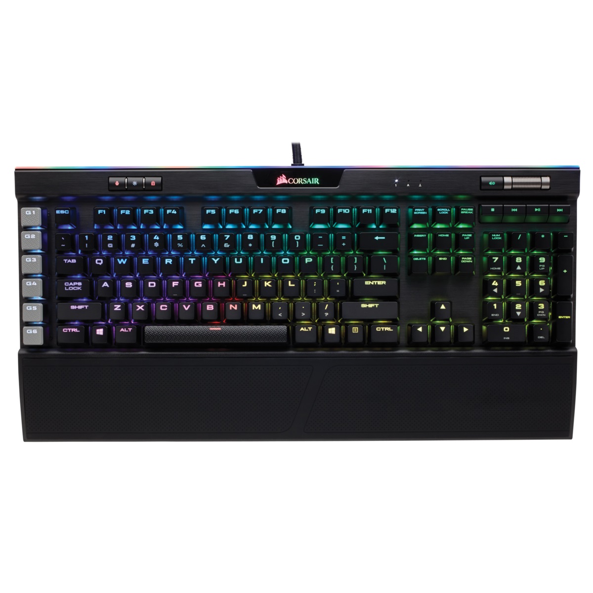 

Клавиатура Corsair K95 RGB Platinum Cherry MX Brown (CH-9127012-RU) USB