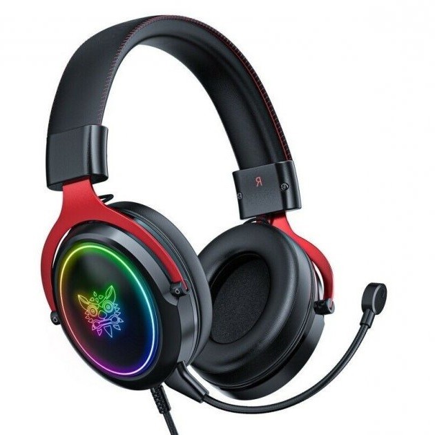 

Игровая гарнитура Onikuma X10 с микрофоном и LED RGB подсветкой