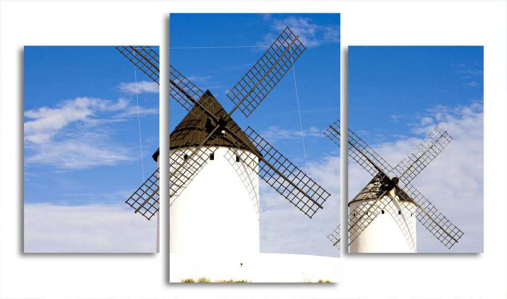 

Модульная картина LaPrint Мельницы 200x117 см