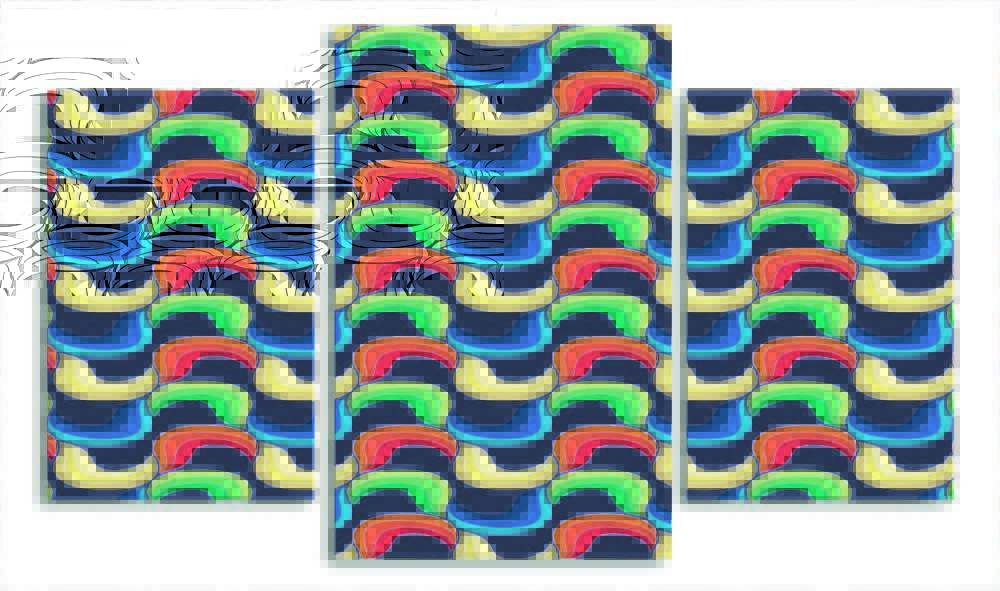 

Модульная картина LaPrint Разводы 200x117 см
