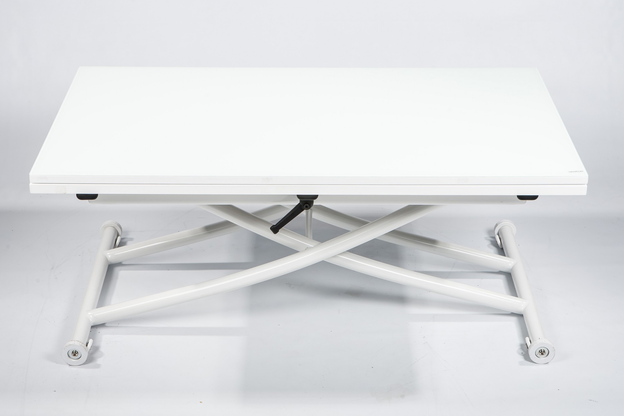 

Стол-трансформер Рим-9, Tes Mobili, 570/1140*1000*380-760, WHITE GLASS