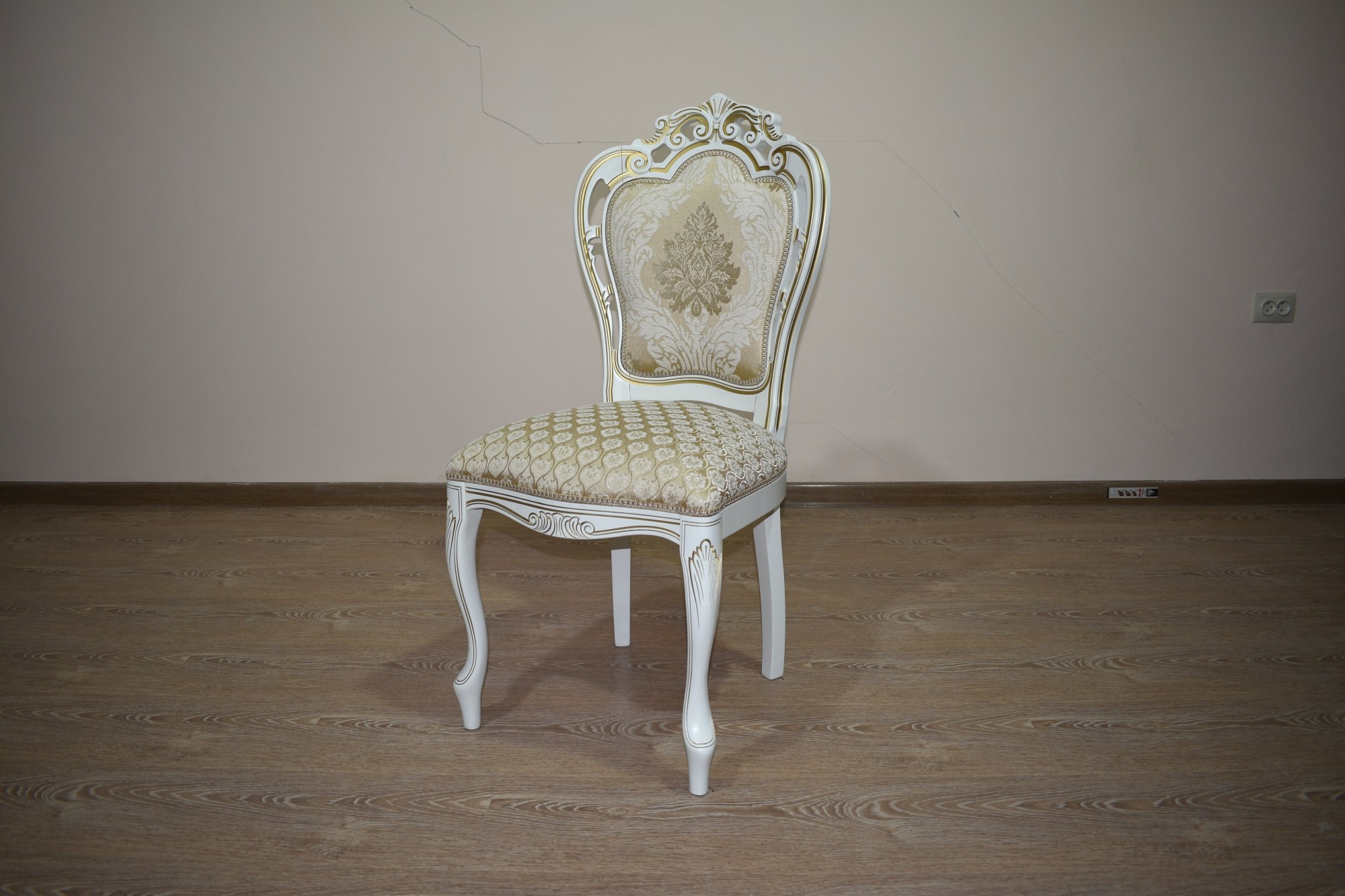 

Стул Кардинал, Tes Mobili, white, gold patina, Maximal, 1050*480*450