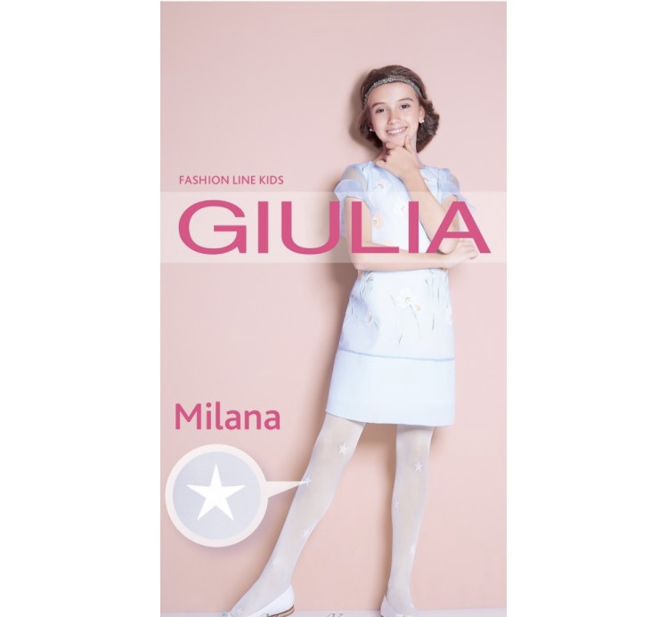 

Детские капроновые колготки Giulia Milana 40 7, Артикул: 150237-белый (140-146 СМ)