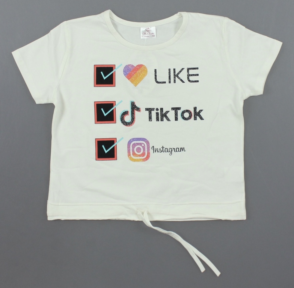 

Футболка-топ для девочек Like . Артикул: 968-маслянный (134 СМ)