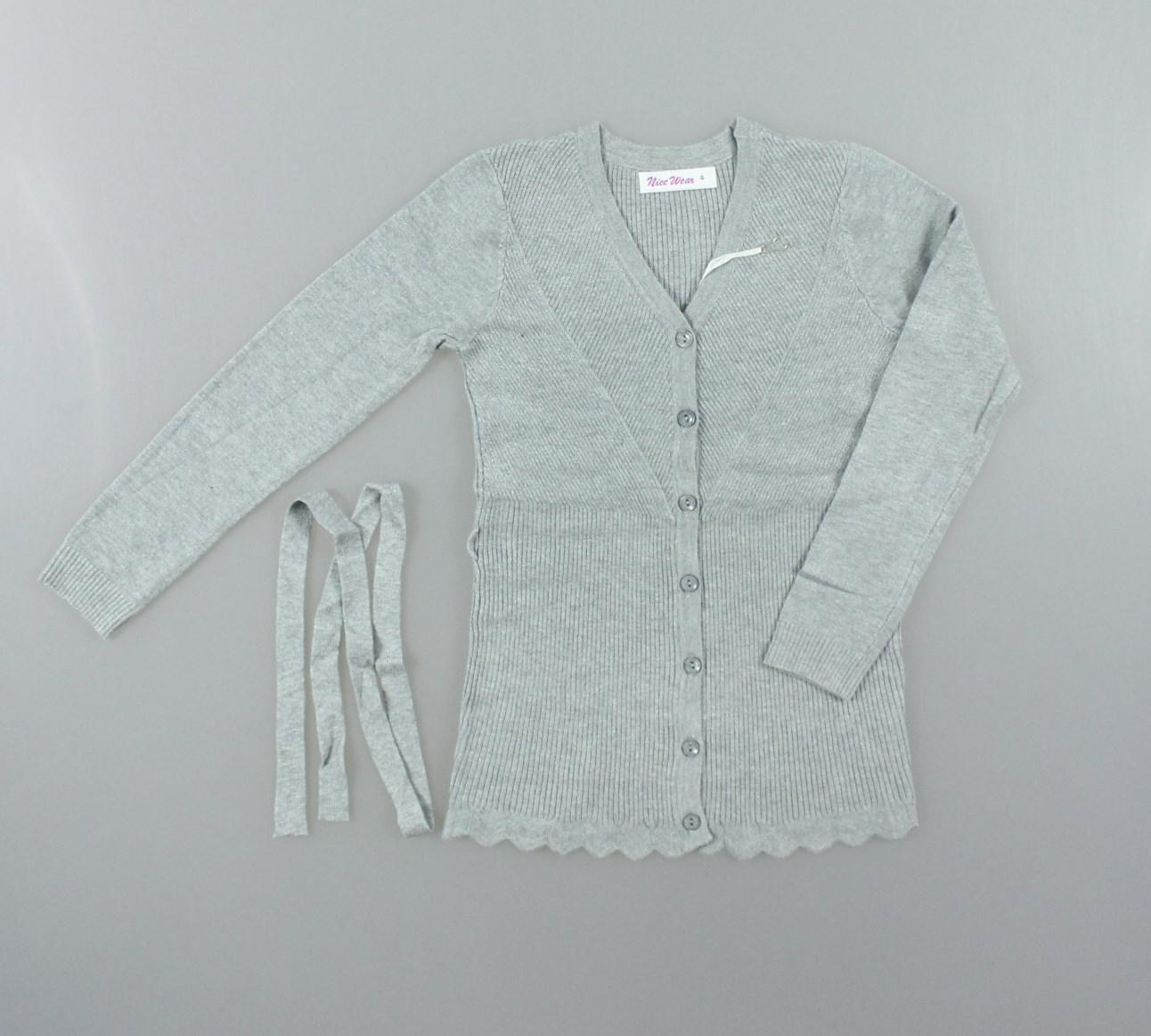 

Кардиган для девочек Nice Wear , Артикул: GJ966-серый (4 года 104 СМ)