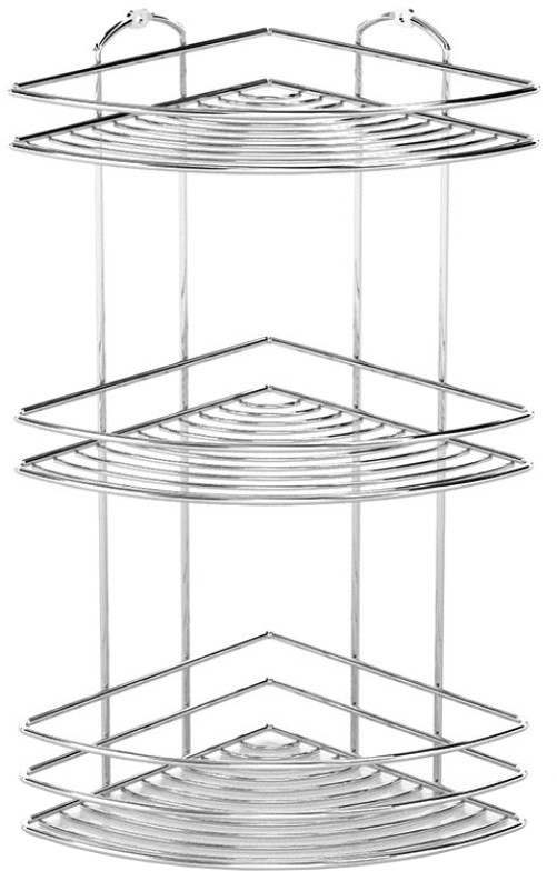 

Полка TEKNO-TEL BK023H 3-ярусная 20х20х48 см хром