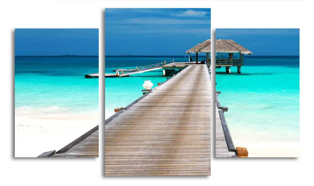 

Модульная картина LaPrint Пристань 200x117 см