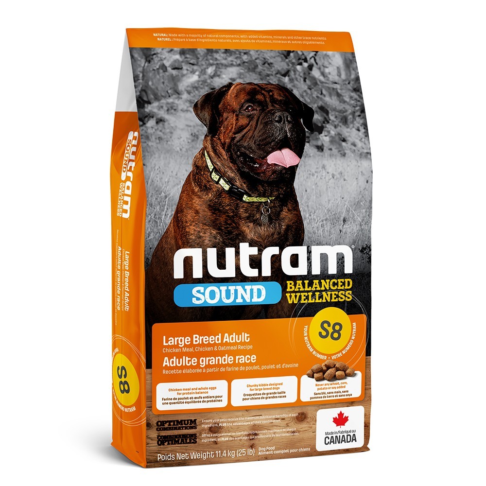 

Сухой корм Nutram S8 Sound Balanced Wellness Large Breed Adult Dog 11.4 кг