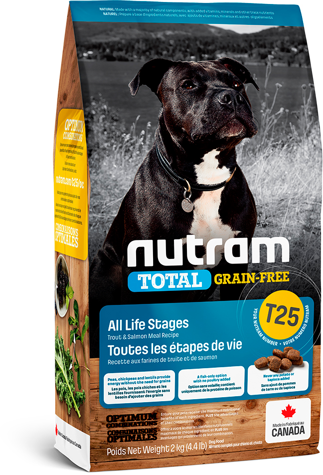 

Сухой корм Nutram T25 Total Grain-Free Salmon Trout Dog 2 кг