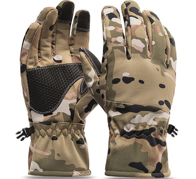 

Зимние легкие универсальные перчатки Soft Shel Thinsulate с накладками Touch Screen Multicam (Soft-multic-L)