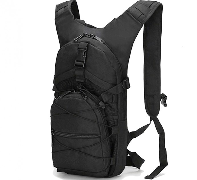 

Туристический велосипедный рюкзак Tactic на 10 л под гидратор Black (ta10-black)