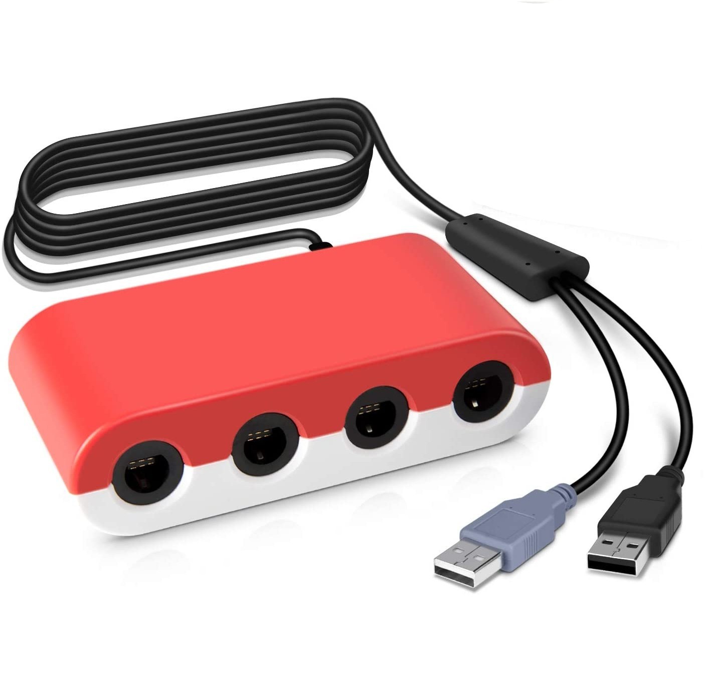 

Адаптер Keten DH-W0022-1 с 4 портами для контроллера GameCube Controller Wii U / Nintendo Switch / PC