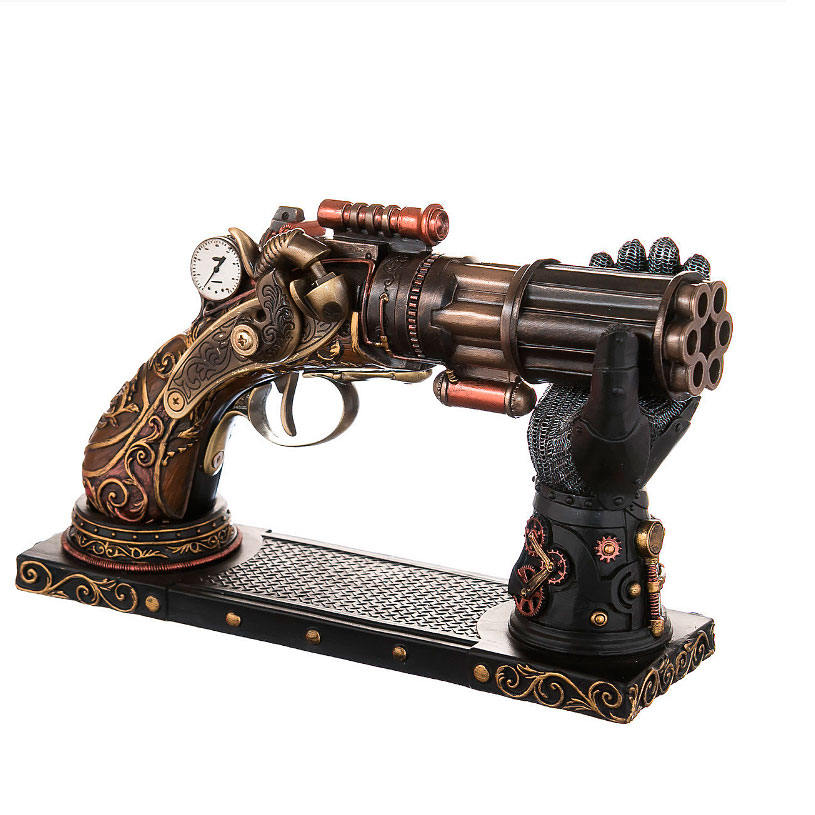 

Статуэтка на подставке Пистолет 18 см Veronese 30493-BR-1182