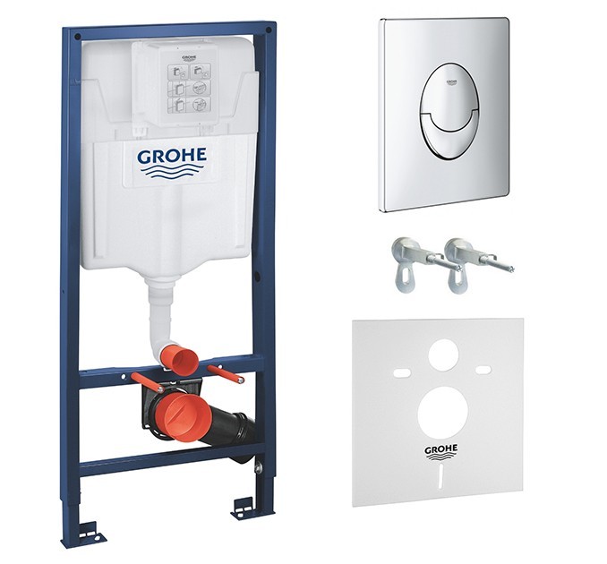 

Инсталляция GROHE Rapid SL 38721001 + звукоизолирующая прокладка 37131000