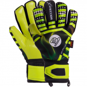 

Перчатки вратарские GK-004 SOCCERMAX р-р 9 Желтый-черный-салатовый (SKL02824)