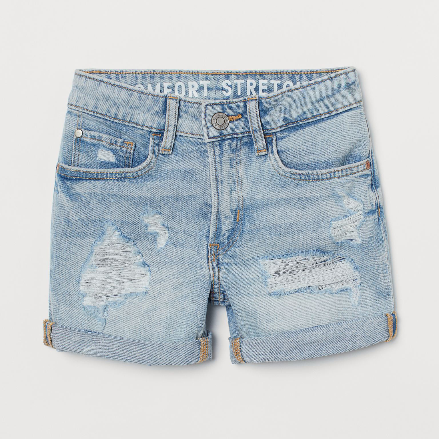 

Шорты H&M 2205-8381981 134 см Голубые