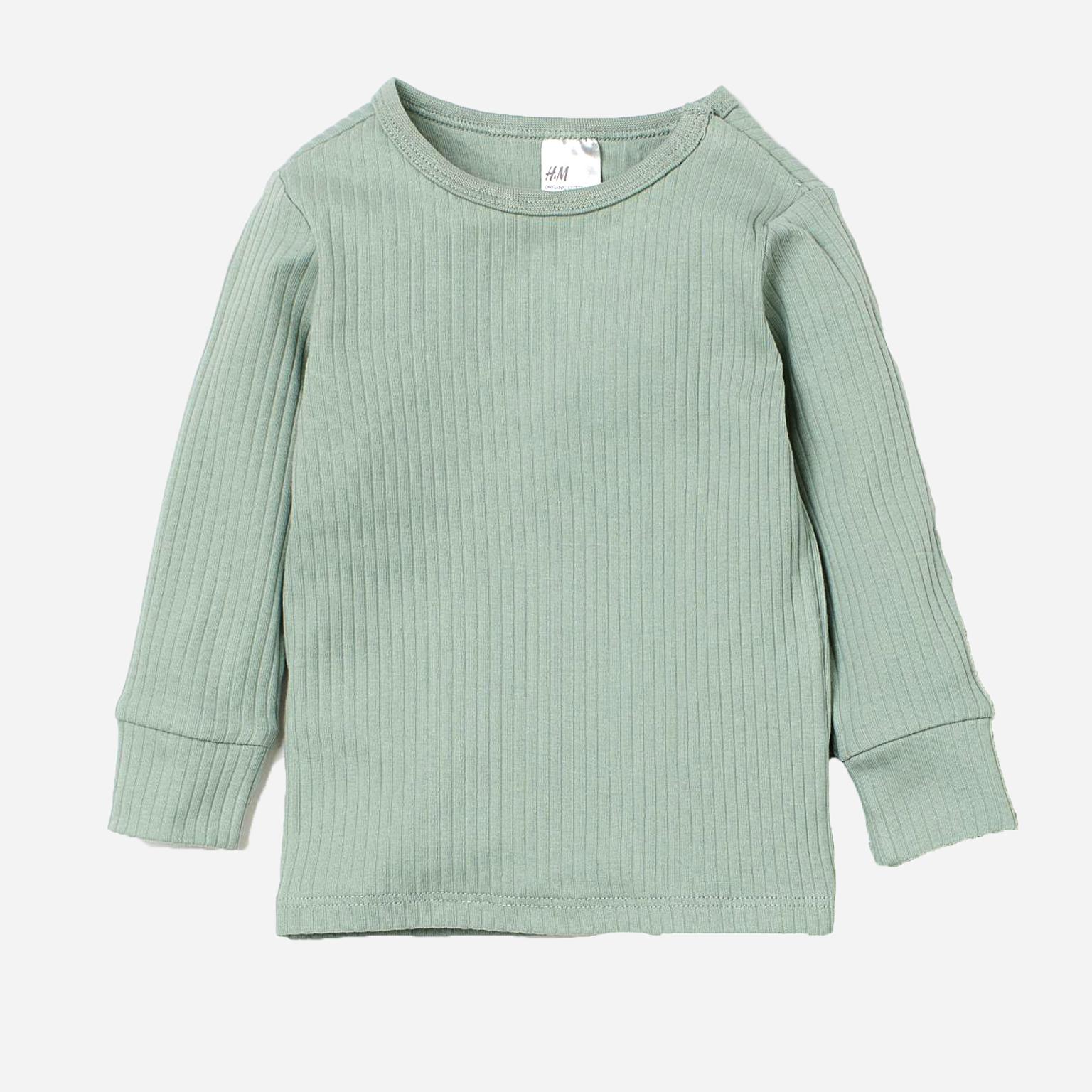 

Лонгслив H&M 2205-8671352 74 см Светло-зеленый