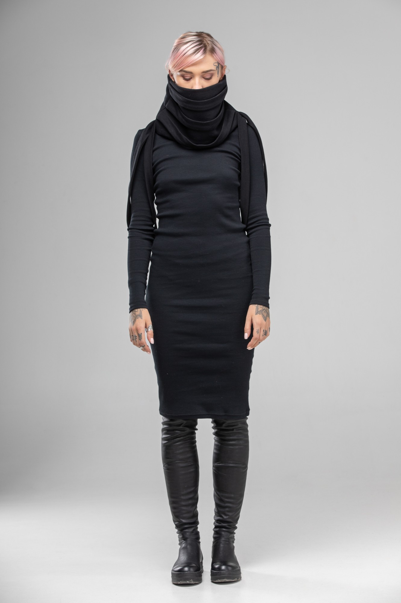 

Снуд Midnight А0179 Oversized snood  Черный, Снуд Midnight А0179 Oversized snood One size Черный