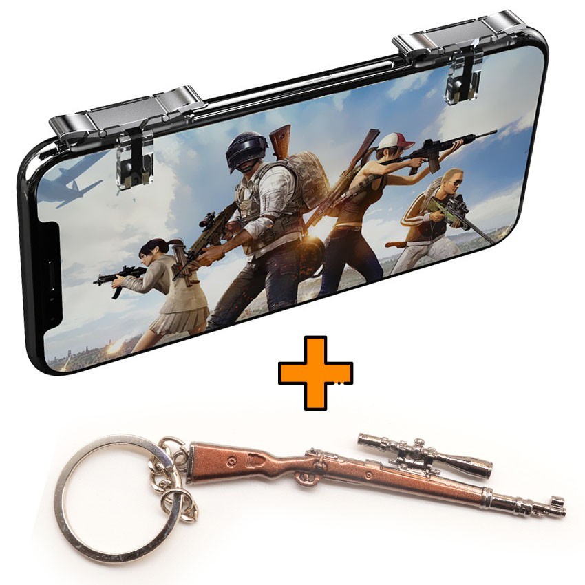 

Игровые контроллеры Marpiel T10S (геймпад триггеры курки для смартфона для PUBG) + Kar98k