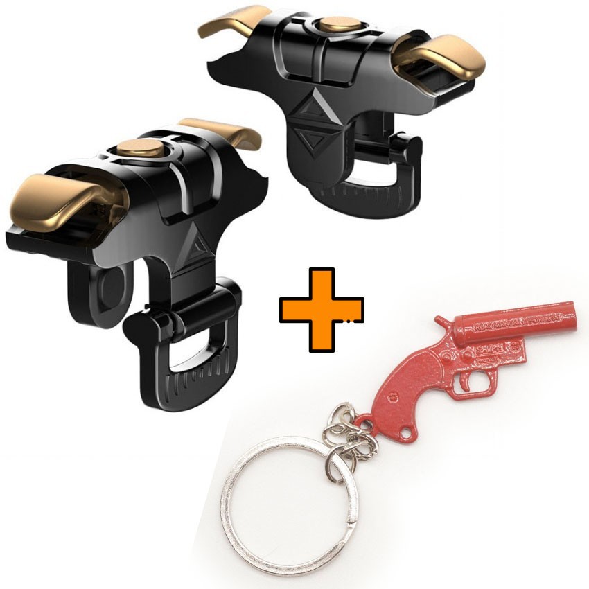

Игровые контроллеры Marpiel Gold Bull (геймпад триггеры курки для смартфона для PUBG) + Flare Gun