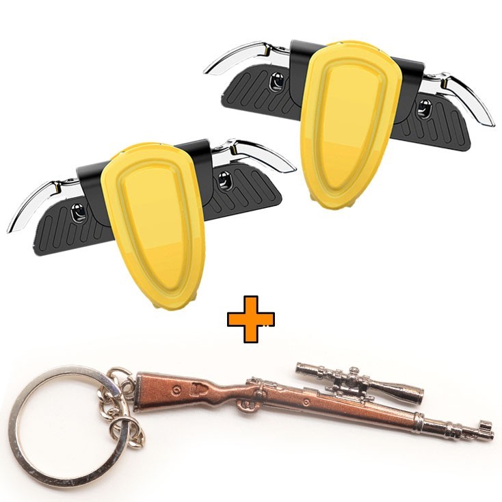 

Игровые контроллеры Marpiel X15 (геймпад триггеры курки для смартфона для PUBG) + Kar98k