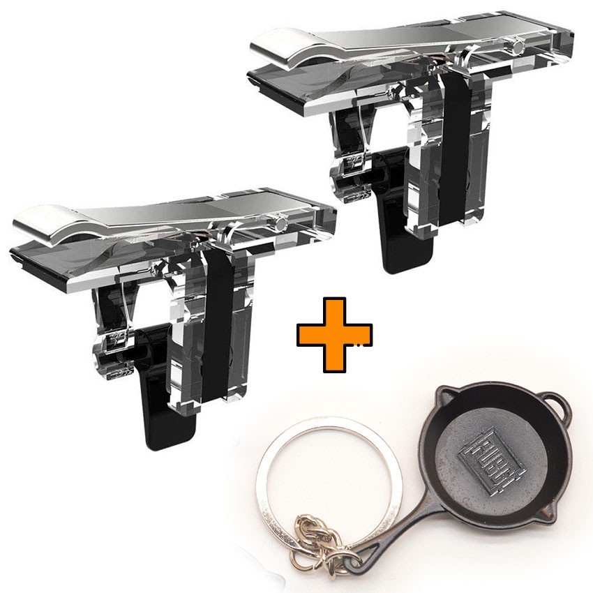 

Игровые контроллеры Marpiel T10S (геймпад триггеры курки для смартфона для PUBG) + сковородка