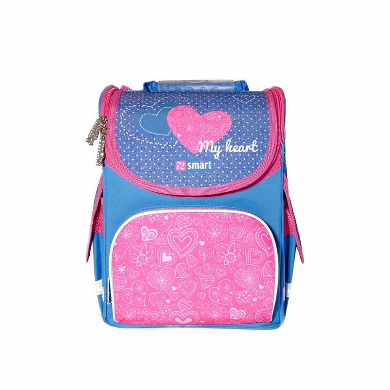 

Рюкзак школьный каркасный Smart My heart 34 х 26 х 11 см 10 л (558065)