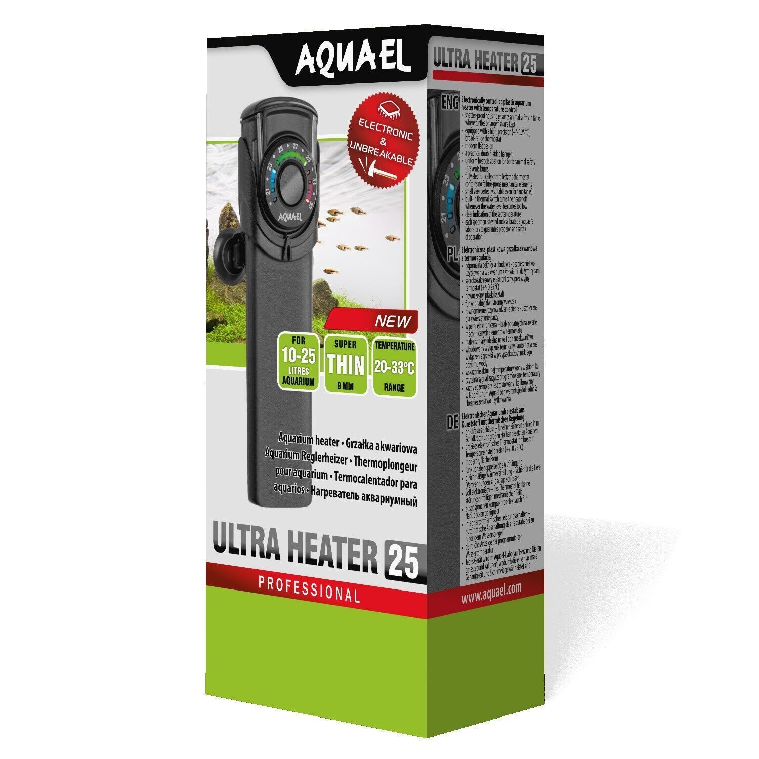 

Погружной обогреватель Aquael Ultra Heater для аквариумов до 150 литров
