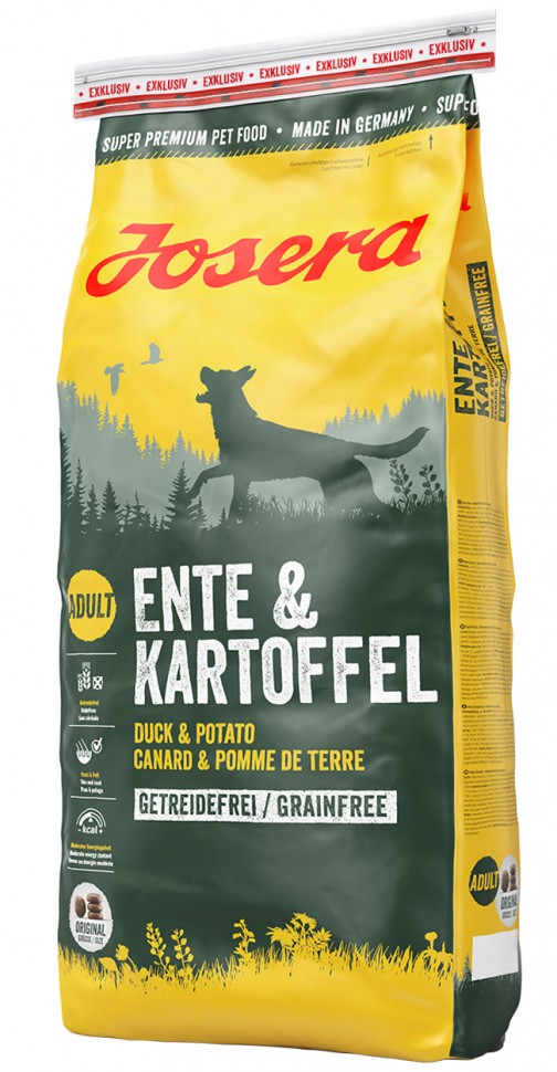 

Сухой корм Josera Dog Ente&Kartoffel для собак со вкусом утки и картофеля 15 кг