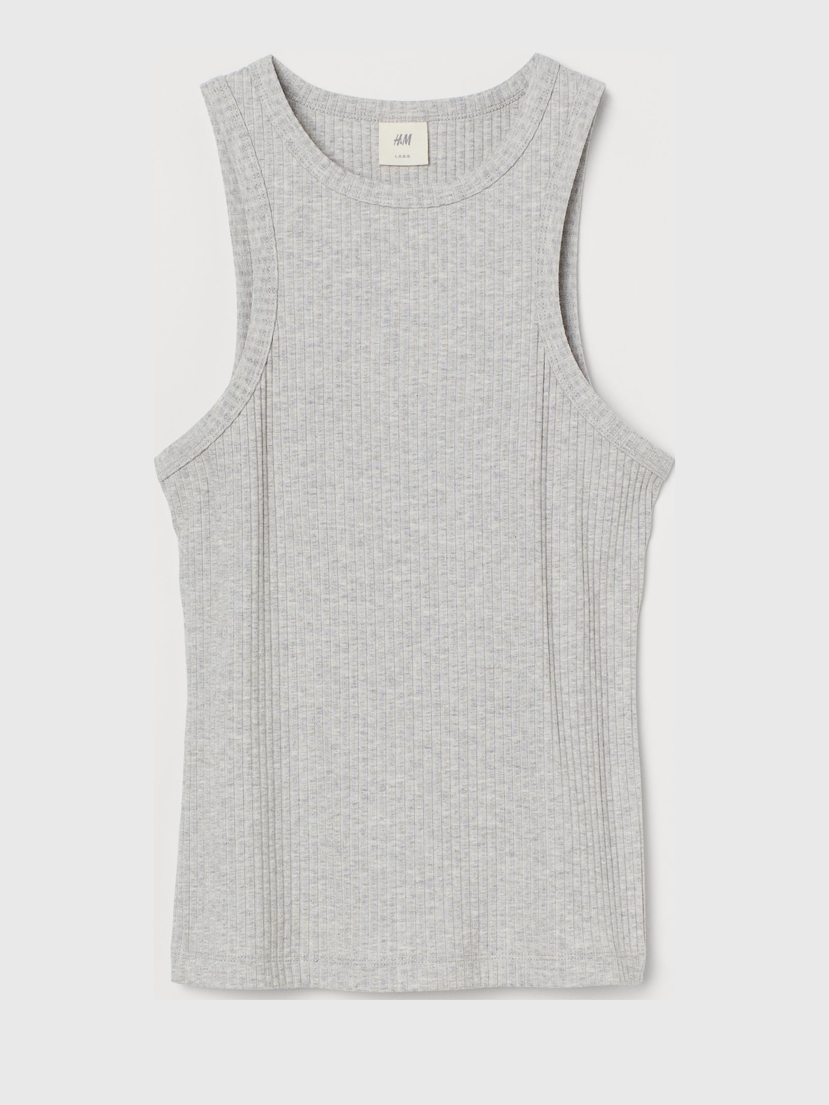 

Майка H&M 2505-8799652 S Светло-серый