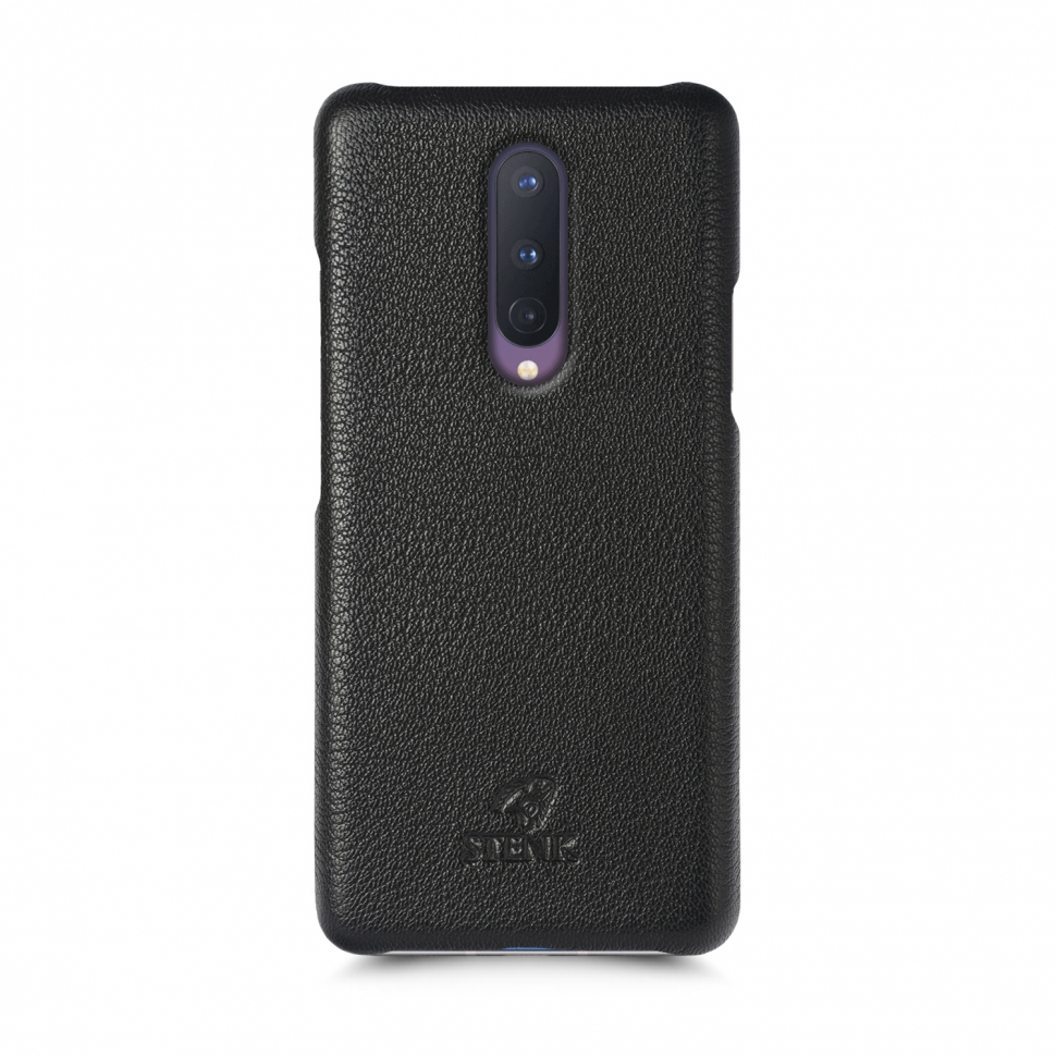 

Кожаная накладка Stenk Cover для OnePlus 8 Чёрная