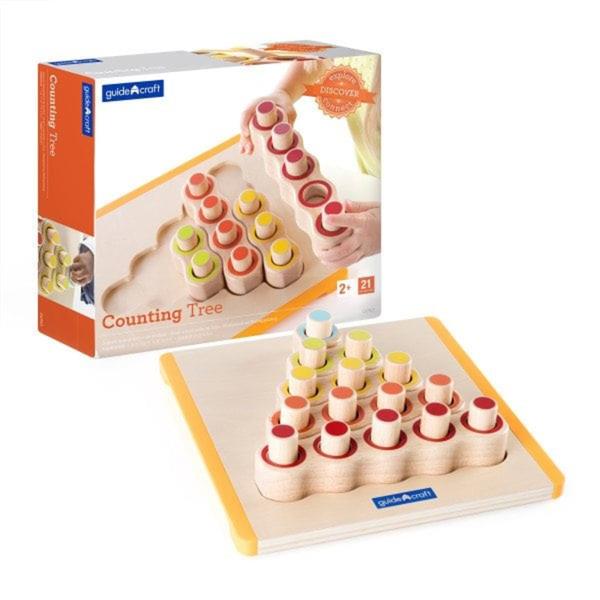 

Деревянный сортер Guidecraft Manipulatives Счетное дерево разноцветные